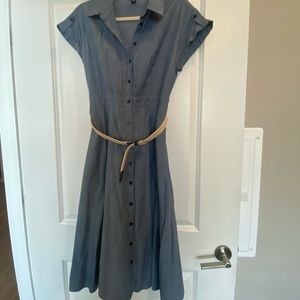 Jones NewYork Womens Blue Dress